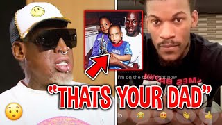 Dennis Rodman COMES OUT Jimmy Butler Is Jordans Son [upl. by Arrakat466]