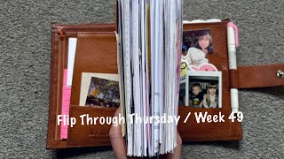 Flip Through Thursday  Week 49  December 2024  Pink Planner Girl [upl. by Kellda]