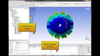 Aero Mechanical Simulation of Turbomachinery Blading [upl. by Tohcnarf999]