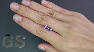 255ct Trapezoid Cut Pink Spinel 7641 [upl. by Acined]