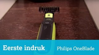 Eerste indruk Philips OneBlade scheerapparaat in vorm van scheermesje [upl. by Kral]