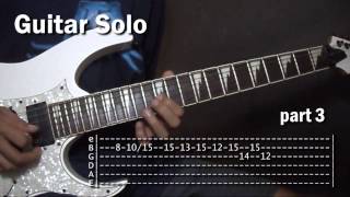 Your Love Alamid Guitar Solo Lesson Tutorial WITH TABS [upl. by Herbst]