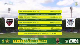 CSA 4Day Series  Division 2  ACDC Express Tuskers vs Northern Cape Heat  Day 4 [upl. by Lon]