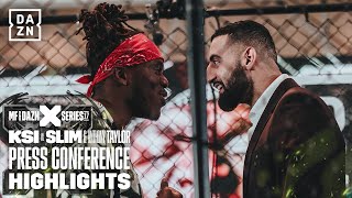 THE NIGHTMARE IS BACK  KSI vs Slim amp Anthony Taylor Press Conference Highlights [upl. by Aihsit439]