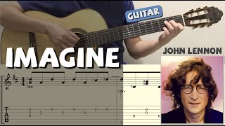 Imagine  John Lennon Guitar Notation  TAB [upl. by Niwrad967]