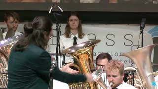 Olympic Fanfare  University of Sheffield Brass Band at UniBrass 2023 [upl. by Ayres835]