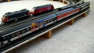 SBBCFFFFS model trains view 3 [upl. by Jaclin350]