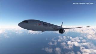 PMDG 777 MSFS2020 American 1054 Miami to Boston [upl. by Ariaj]