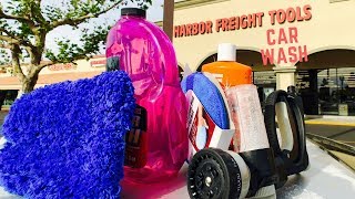 Clean your car using ONLY Harbor Freight products with less than 50 [upl. by Zins]