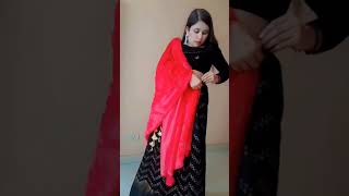 Dupatta style🔥 trending shorts duppta fashiontrends music song style youtubeshorts ytshorts [upl. by Lorrayne405]