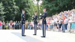 Masonic Wreath Laying Ceremony Arlington National Cemetery 07 18 09 [upl. by Polloch]