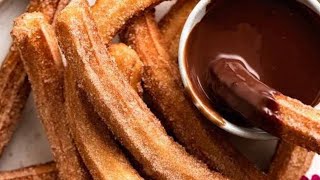 This is the easiest Dessert with only 4 ingredients you will ❤️ churrosfried churros recipe [upl. by Arimas240]