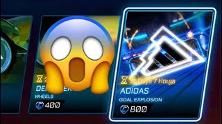 NEW ADIDAS GOAL EXPLOSION IN ROCKET LEAGUE [upl. by Ketchan]