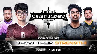 Trident Esports Scrims Pro  Day 2  Top Teams Show Their Strength [upl. by Aihsa231]