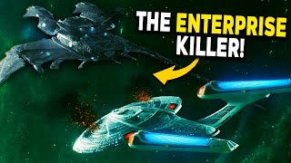 Star Treks Enterprise KILLER  Scimitar Warbird  Star Trek Explained [upl. by Sadye769]