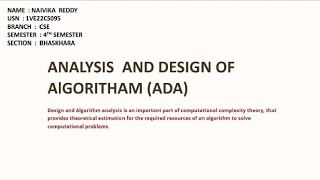 Insertion sort and Tropological sort ADA [upl. by Anuala]