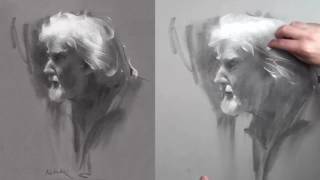 Portrait Drawing Demo [upl. by Eppesiug988]