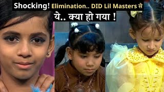 Did Lil Masters Elimination  Mansi Rao Jadhav Eliminated From Team Vartika Jha  Did Lil Masters [upl. by Rehpinej]