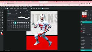 Pixlr E Sports Graphic Tutorial 02 A [upl. by Stieglitz]