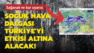 Bu Gece Saatlerinden İtibaren Balkanlar Üzerinden Soğuk ve Yağışlı Hava Dalgası Geliyor 🌧️⛈️🌨️ [upl. by Alitta905]