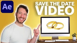 How To Make A Wedding Invitation Video In After Effects  Save The Date [upl. by Michaud]