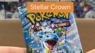 Stellar Crown one pack stellarcrown pokemon pokemoncards pokemoncommunity packopening shorts [upl. by Hwu735]