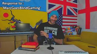 Response  MarcGoesBlindGaming re  Catholics [upl. by Eudora887]