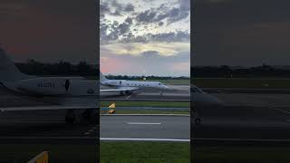 Private jet at Seletar Airport plane fypシ゚viral [upl. by Fleta970]