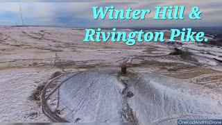 Winter Hill amp Rivington Pike Filmed With INSTA360 ONE RS 6K 1 IINCH November 2024 [upl. by Uticas]