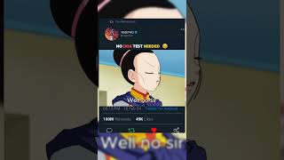 Goten and goku best bond in anime history  no dna test needed goten goku shrots viralvideo [upl. by Auqinehs]