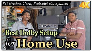 51 Dolby Amplifier With Zipp Speaker Setup For Badradri Kottagudem [upl. by Aronos61]