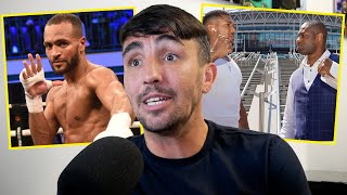 ANTHONY JOSHUA STEAMROLLS DUBOIS  Jamie Conlan on managing Harlem Eubank [upl. by Onaicnop]