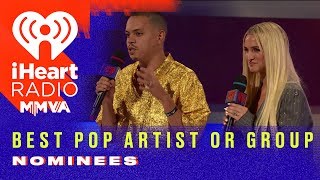 Ashlee Simpson amp Evan Ross Introduce the Best Pop Artist or Group Nominees  2018 iHeartRadio MMVA [upl. by Ativad]