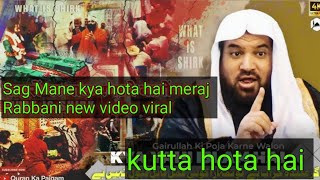 Sag Mane kya hota hai meraj Rabbani new video viral [upl. by Evangelin65]