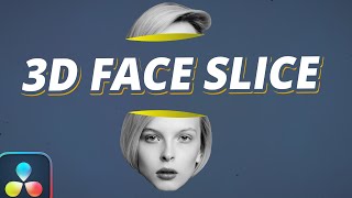 From 2D Still Image to Animated 3D Face Slice Effect in DaVinci Resolve 19 in Less Than 10 Minutes [upl. by Regine]