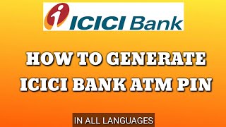 ICICI Bank ATM Pin Generation Through ATM l Debit card Pin Generation l Mobile Tech Tamil [upl. by Imorej826]