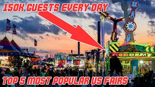 Top 5 Most Popular Fairs in the US [upl. by Ivek]