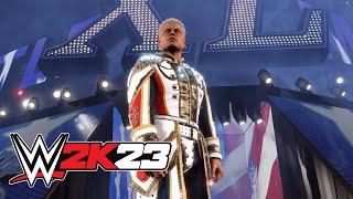 WWE 2K23 Cody Rhodes WrestleMania 40 Full Entrance Concept  Kingdom Epic Prelude [upl. by Ivanna472]