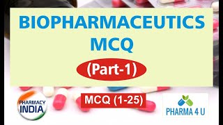 Biopharmaceutics MCQs GPAT  NIPER [upl. by Japeth]