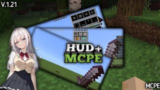 HUD V3 Mcpe  Menambah Hud Baru  F1  Screenshot  Minecraft 121 [upl. by Gustavus966]