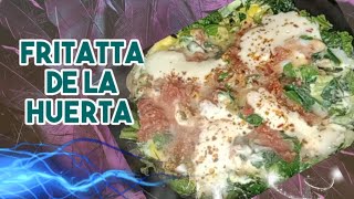 FRITATTA DE LA HUERTA EN SARTÉN EN MINUTOS [upl. by Nwahsal]