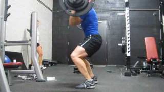 Power Cleans work to 1RM [upl. by Publus11]