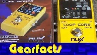 NuX Loop Core pedal  Locks your loops to the rhythm [upl. by Slein931]