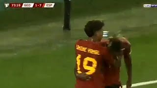 Lamine Yamal Goal vs Georgia 71 🔥🔥 [upl. by Kesia]