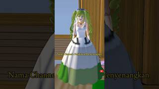 TUTORIAL BAJU PENGANTIN GADIS MENTIMUN sakuraschoolsimulator sakura shorts [upl. by Moreta]