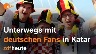 Deutsche bei der WM in Katar Wie fühlt sich das Turnier vor Ort an [upl. by Laure]