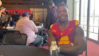 USC RB Woody Marks talks Leach Riley short yardage [upl. by Aloisia]