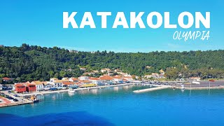 KATAKOLON Olympia Greece  4K City Walking Tour [upl. by Antipas]