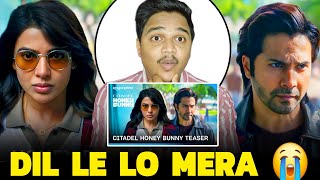 Citadel Honey Bunny Teaser REACTION  Varun Dhawan amp Samantha [upl. by Melloney]