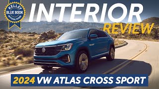 2024 Volkswagen Atlas Cross Sport  Interior Review [upl. by Aaronson818]